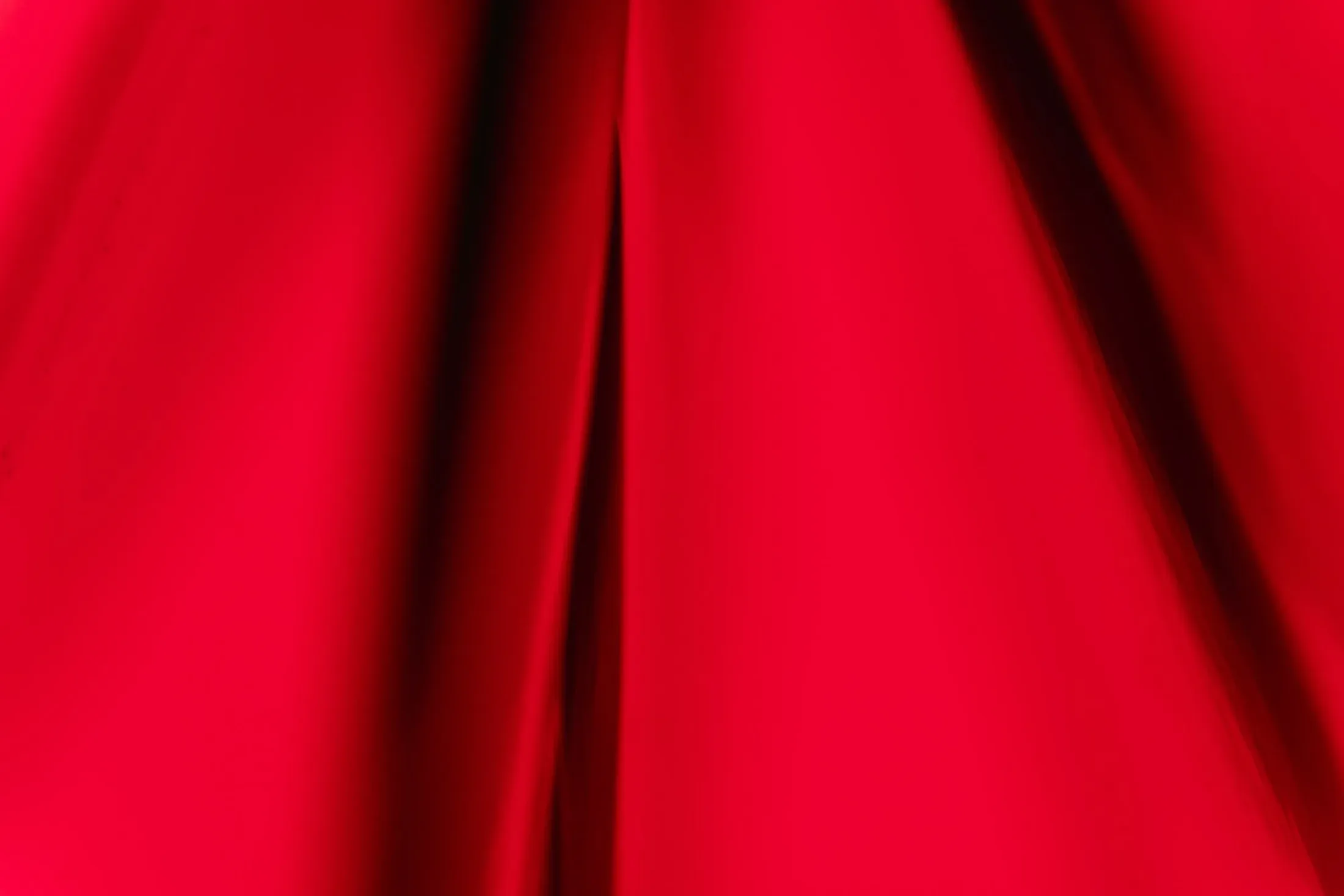 Folds of red satin